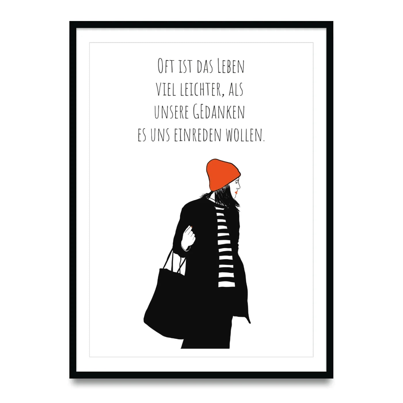 Poster - Oft ist das Leben viel leichter Poster kaufen | Ulrike Wathling