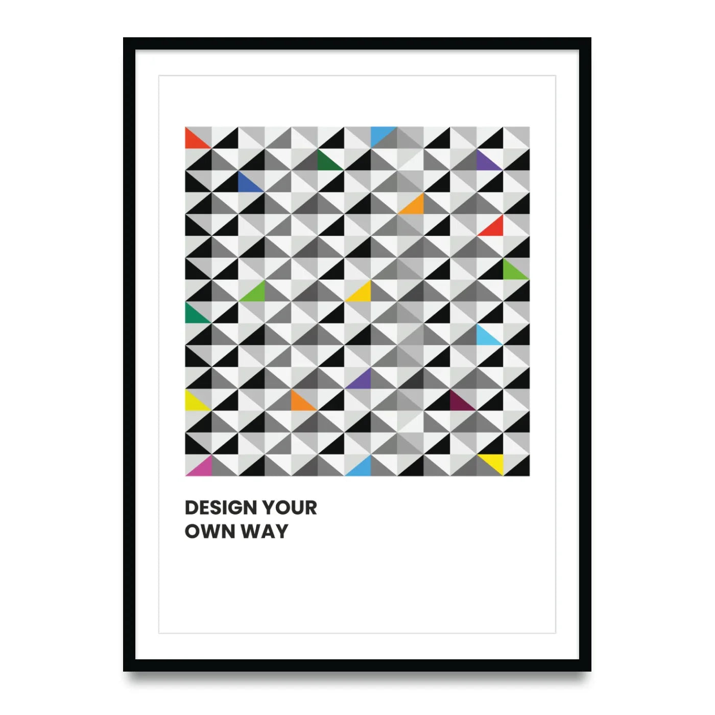 Design your own way - Poster