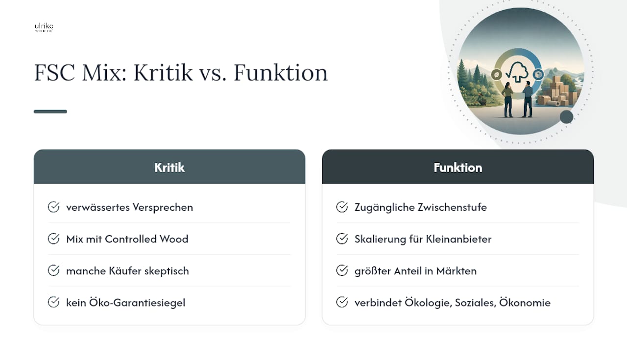 Ist FSC wirklich nachhaltig? Grenzen und Einordnung — overview diagram