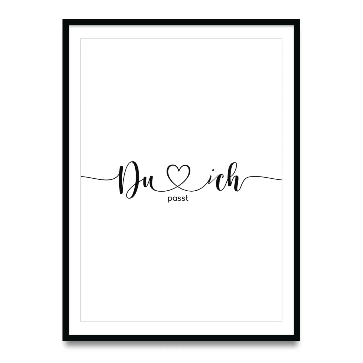 Du, ich, passt - Poster