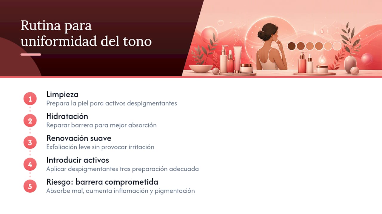 Ritual nocturno para unificar el tono de tu piel