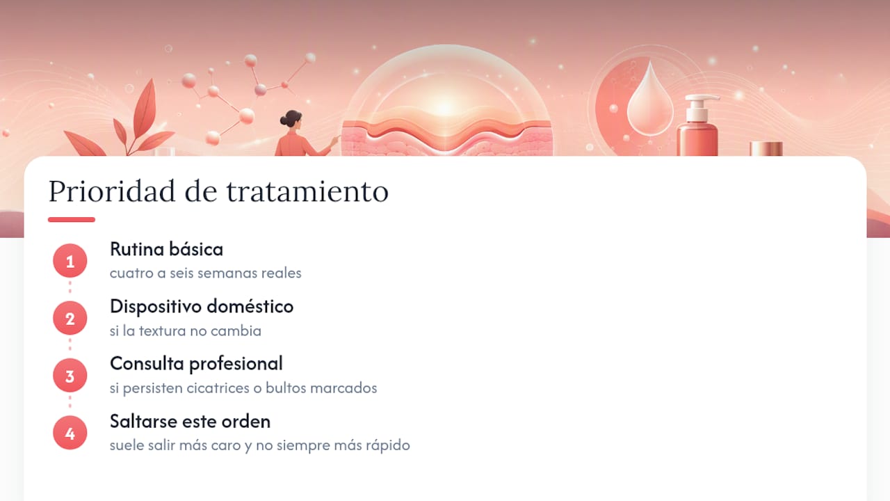 Infografía: ¿En qué orden aplicar los tratamientos de cuidado facial?