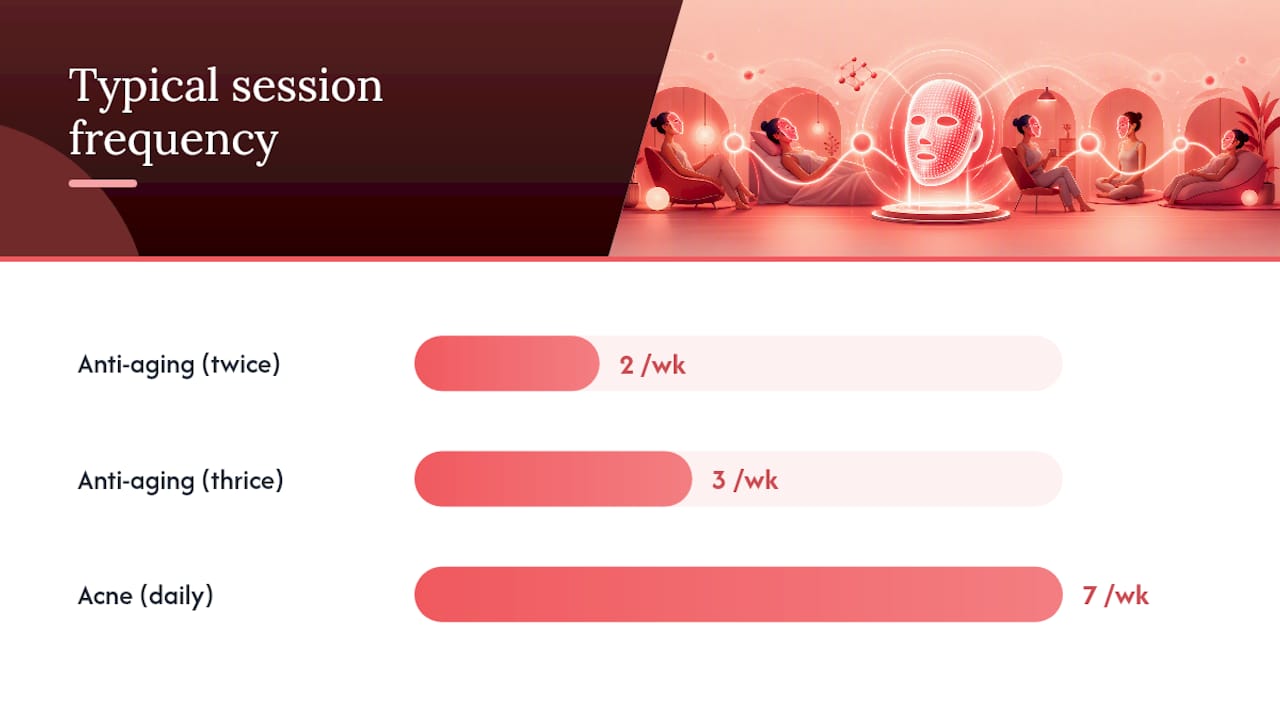 How Often Should You Use an LED Mask, According to the Evidence? — overview diagram