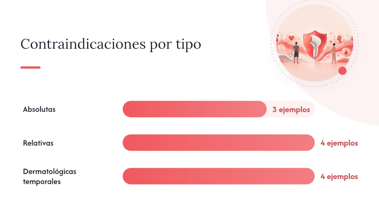 Contraindicaciones del tratamiento HIFU: absolutas y relativas — overview diagram