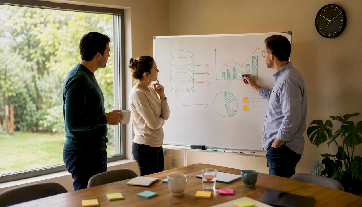 1785259810810 Equipo trabajando en integracion datos first party Datos first party vs third party: qué deben saber los marketers LG DATAONE 1 Equipo trabajando en la integración de datos first-party