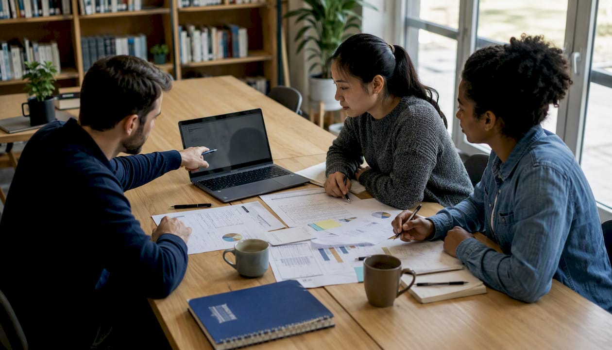 El equipo revisa en detalle la auditoría de contenidos