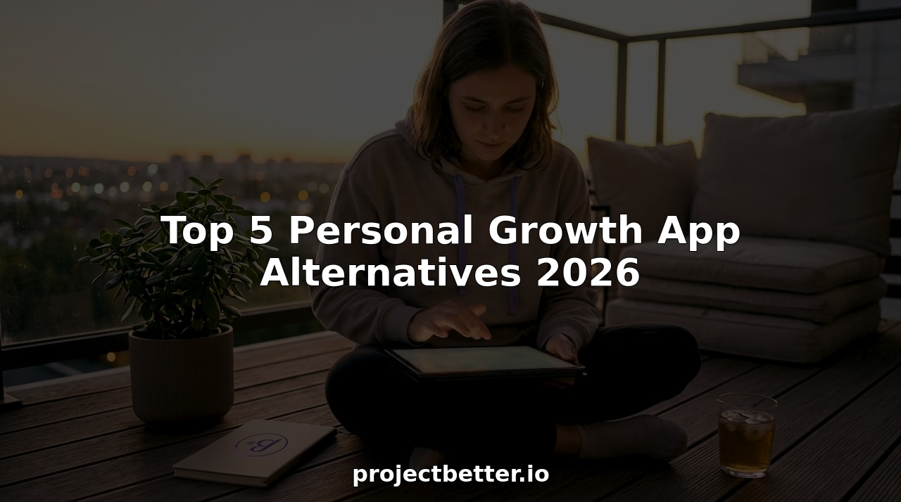 Top 5 Personal Growth App Alternatives 2026