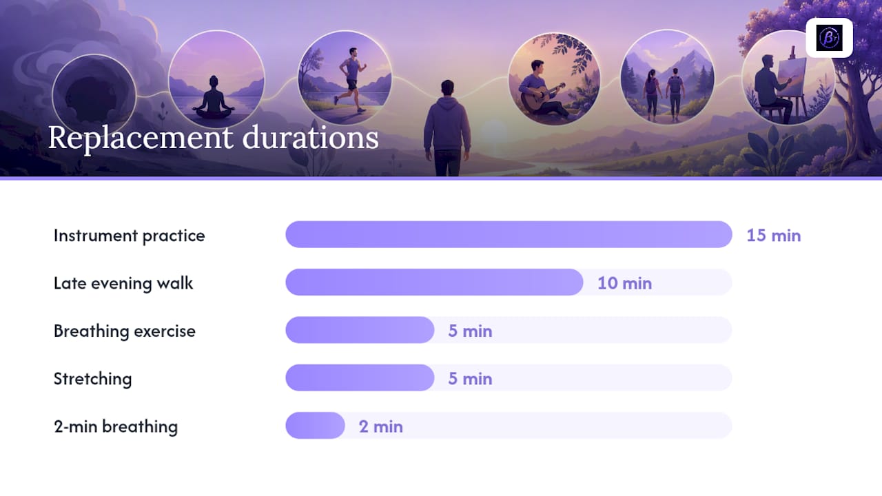 How to change your routines and pick replacements that actually work — overview diagram