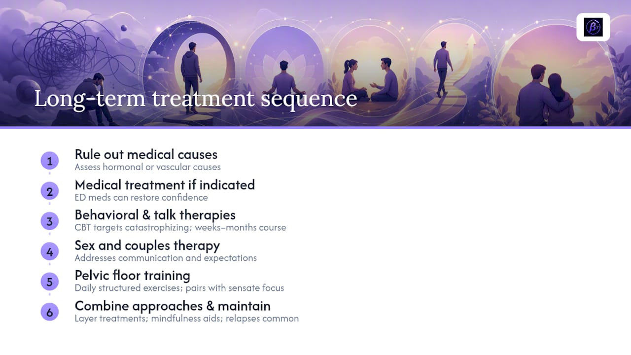 Long-Term Treatments That Actually Work — overview diagram