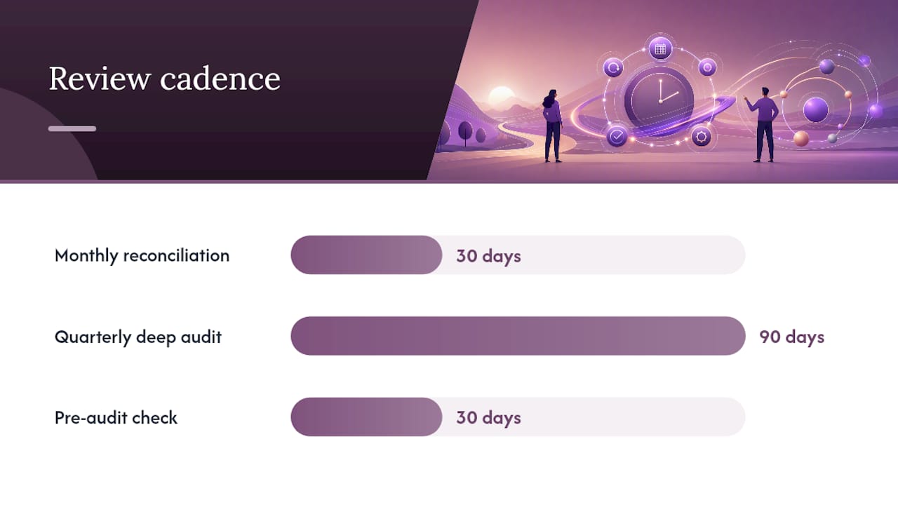 Keeping Records Current: Reviews, Automation, and Governance — overview diagram