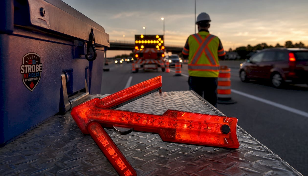Signal Arrow Rapid Deploy – Foldable LED Flare Directional Arrow