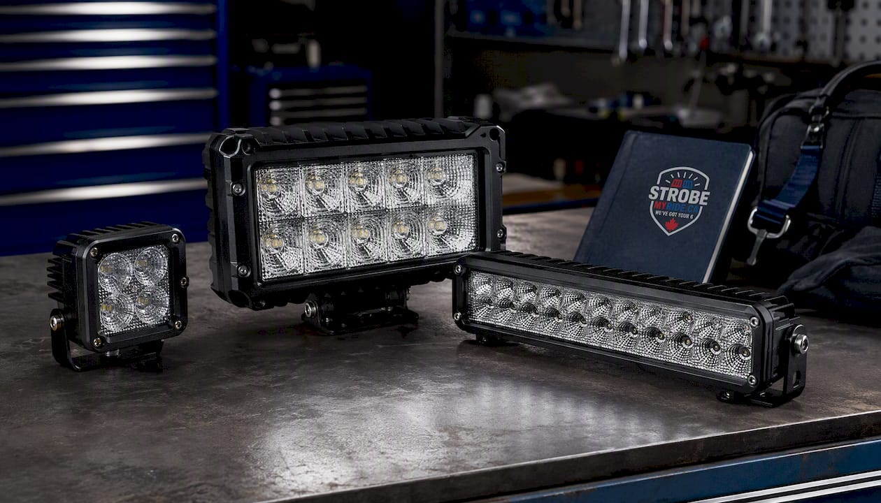 Noxsolis NX514 4" x 3" LED Work Light – 4,250 lm (12–24V)