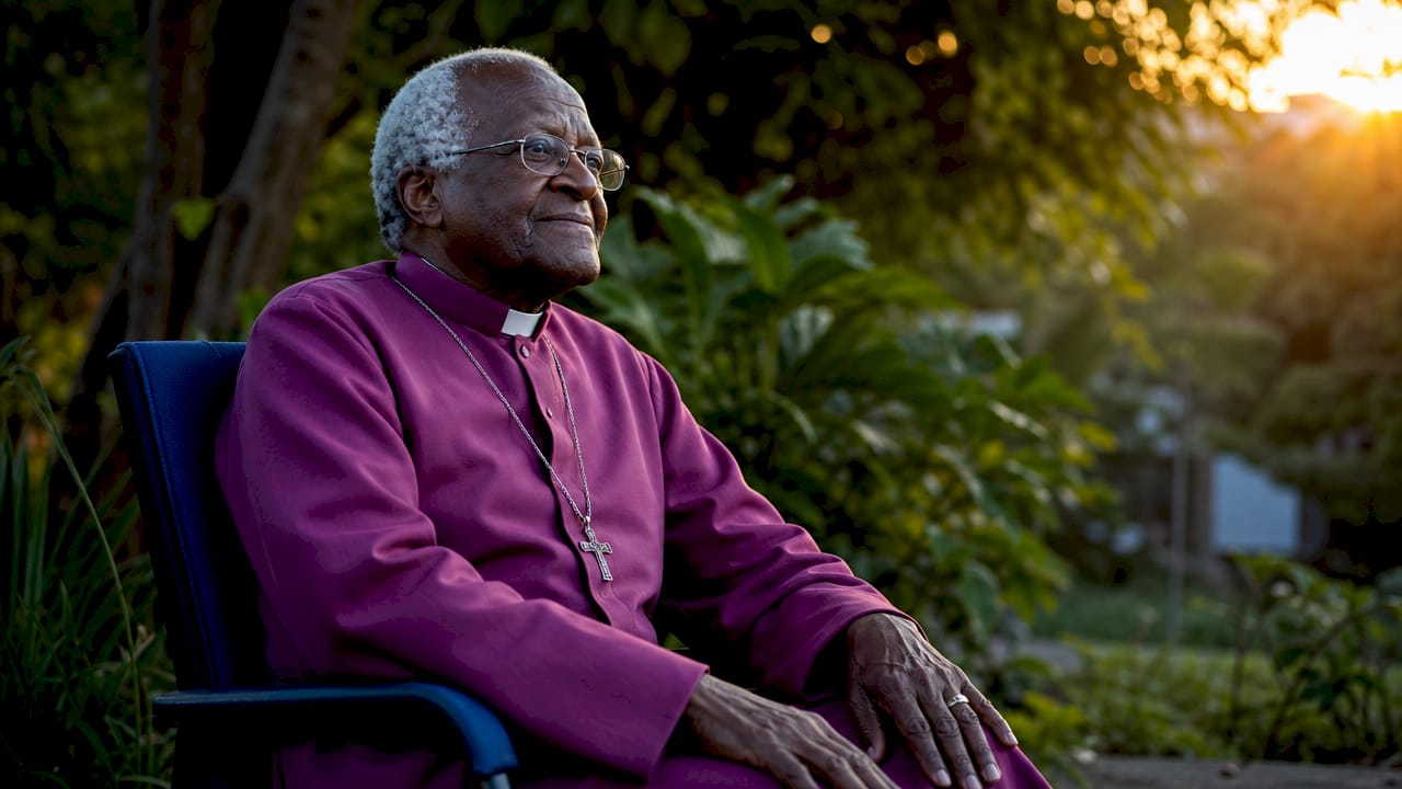 Elderly man reflecting on TRC work