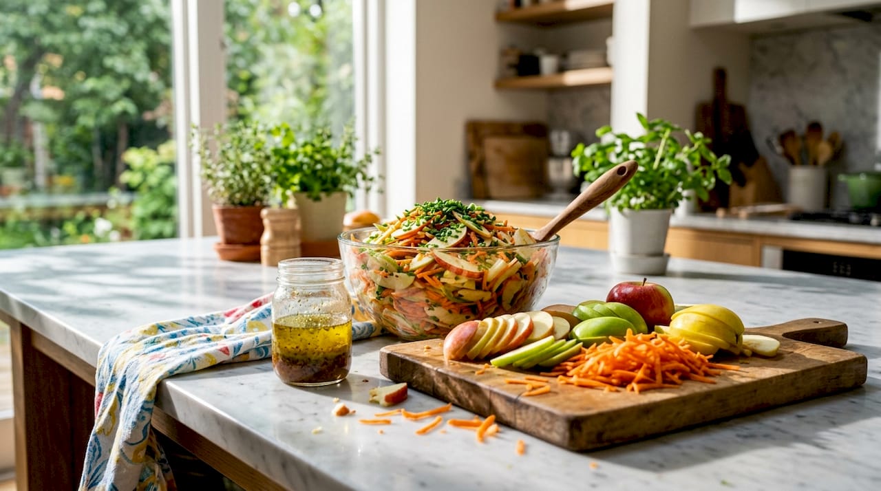Apple and Carrot Salad: Quick, Fresh, and Delicious