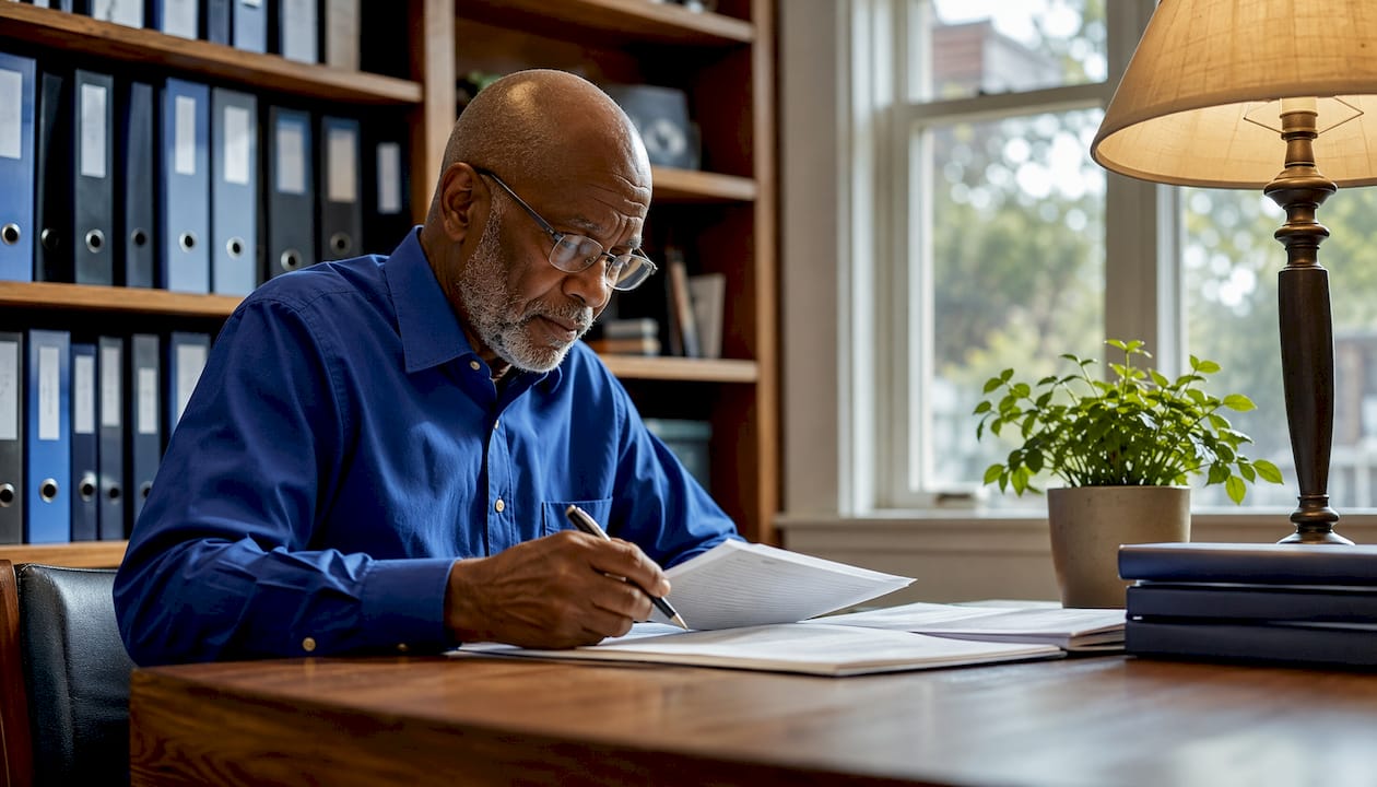 Professional reviewing public and private tender documents