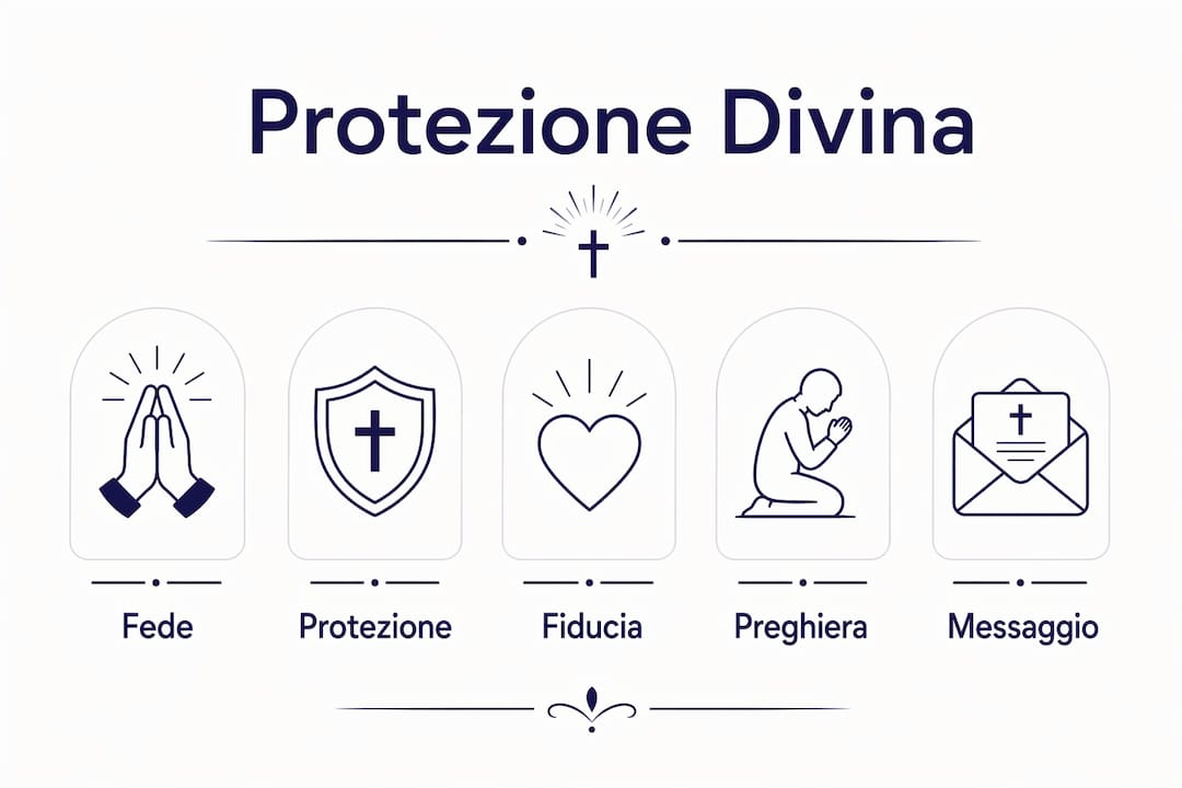 Infografica che sintetizza i punti fondamentali del Salmo 91