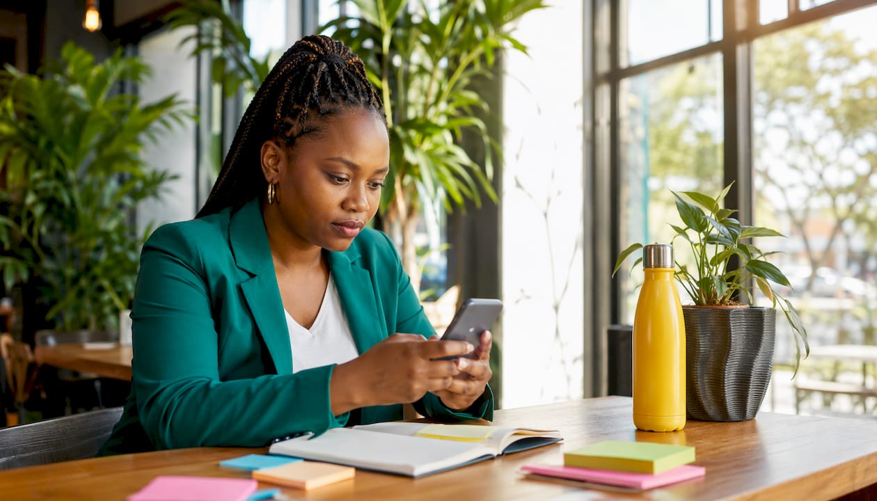 South African recruiter managing WhatsApp messages