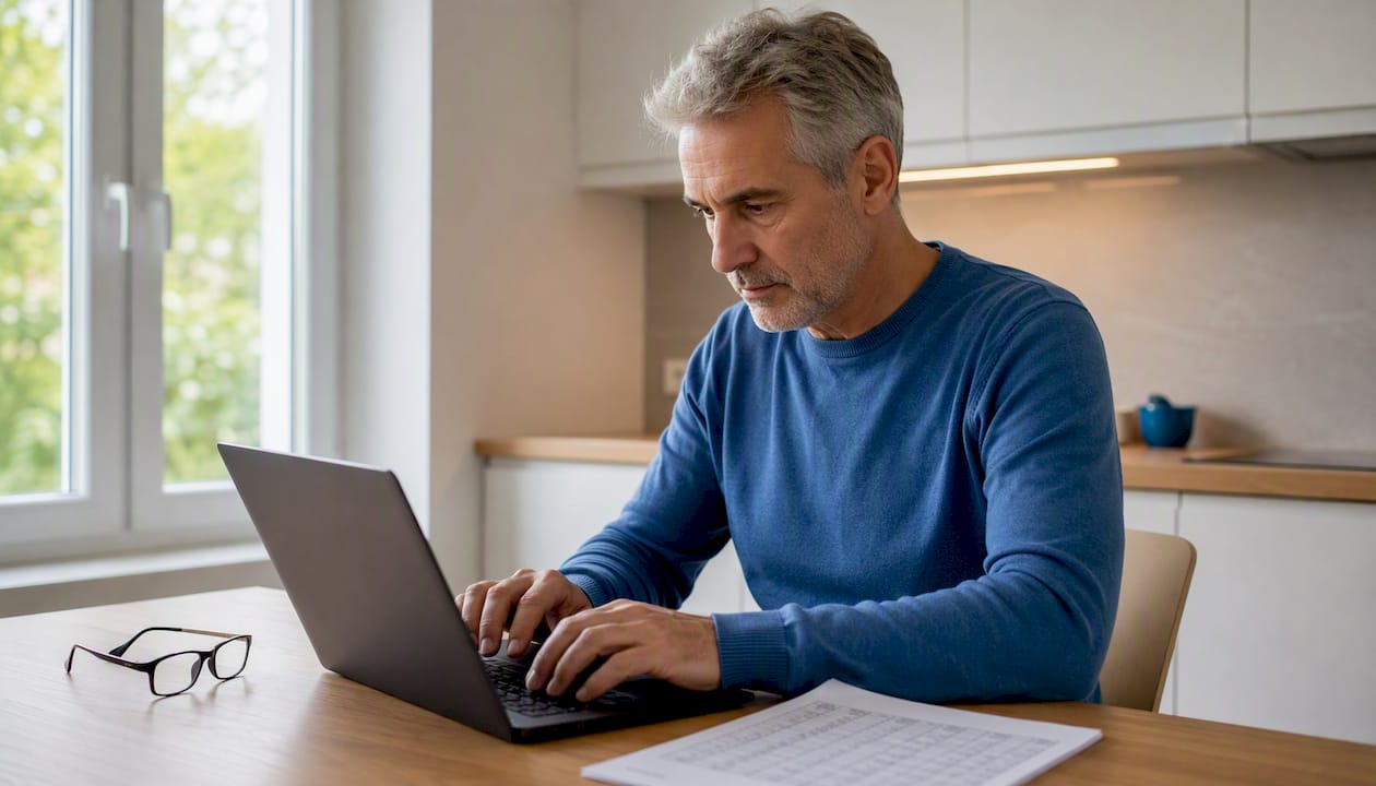 Primo piano di mani che digitano sulla tastiera di un laptop