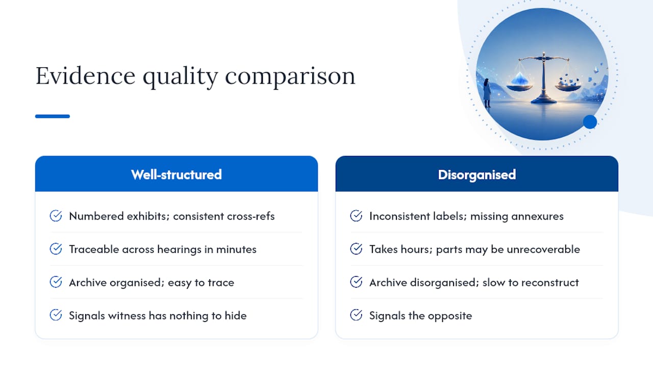 Why the quality of evidence shapes what an inquiry can actually find — overview diagram