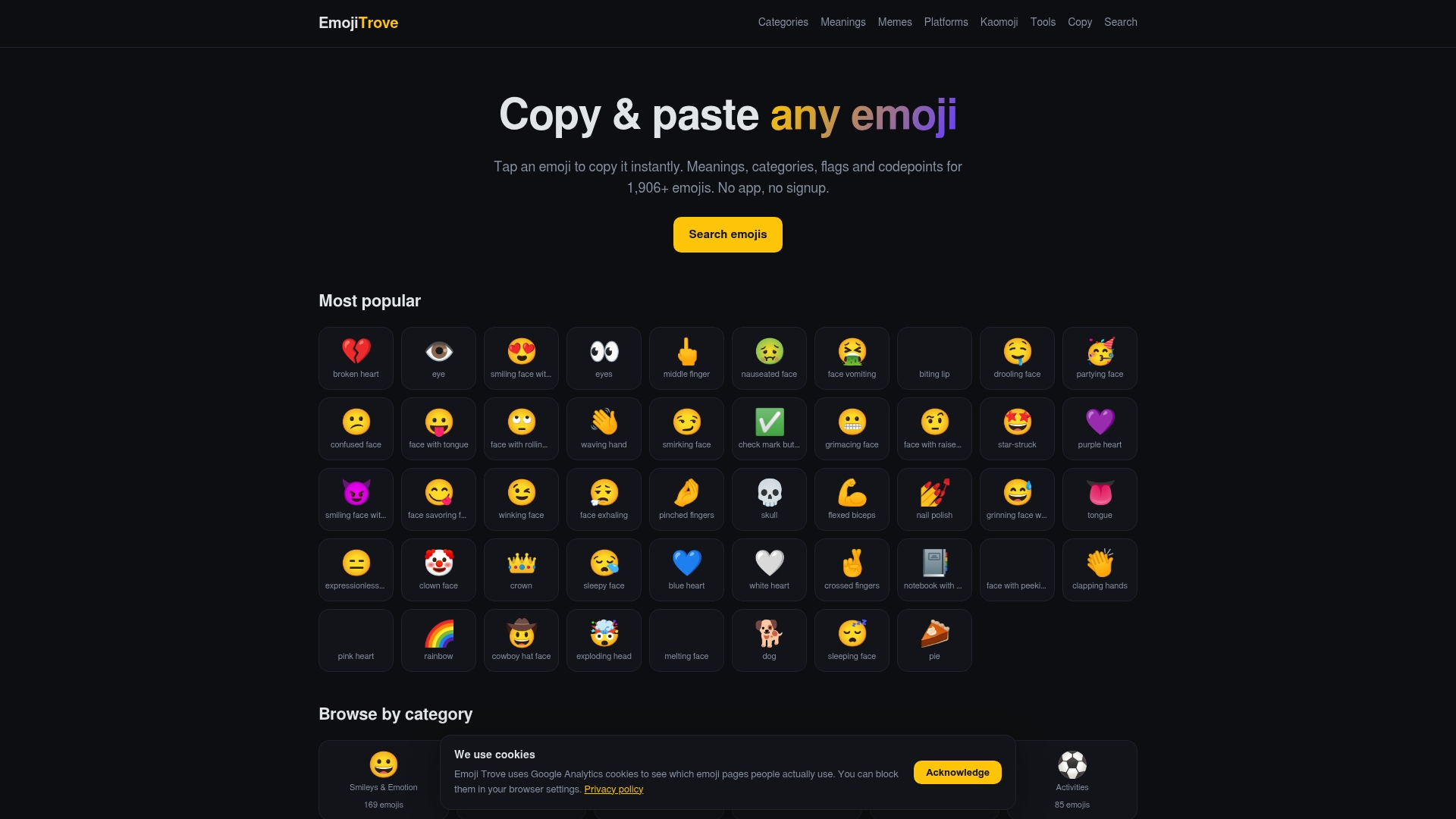 Emojitrove