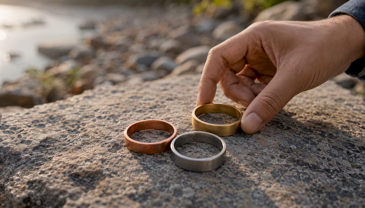 Three rings symbolizing different construction bonds