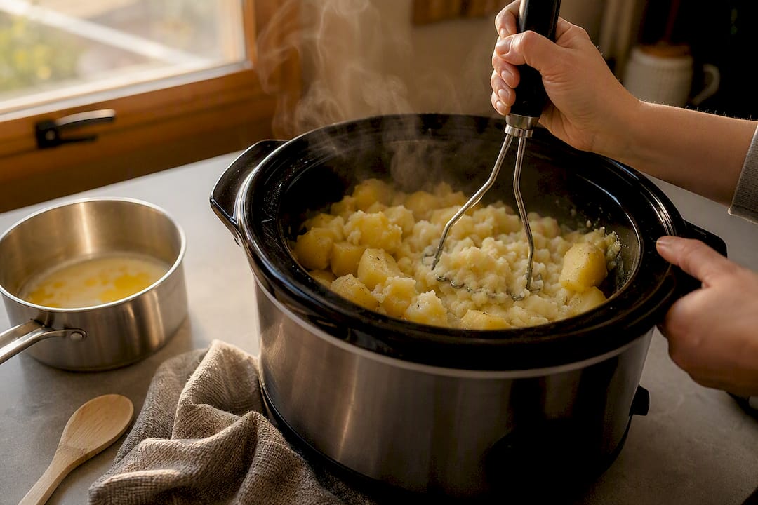 Slow Cooker Mashed Potatoes: The Easy No-Boil Method
