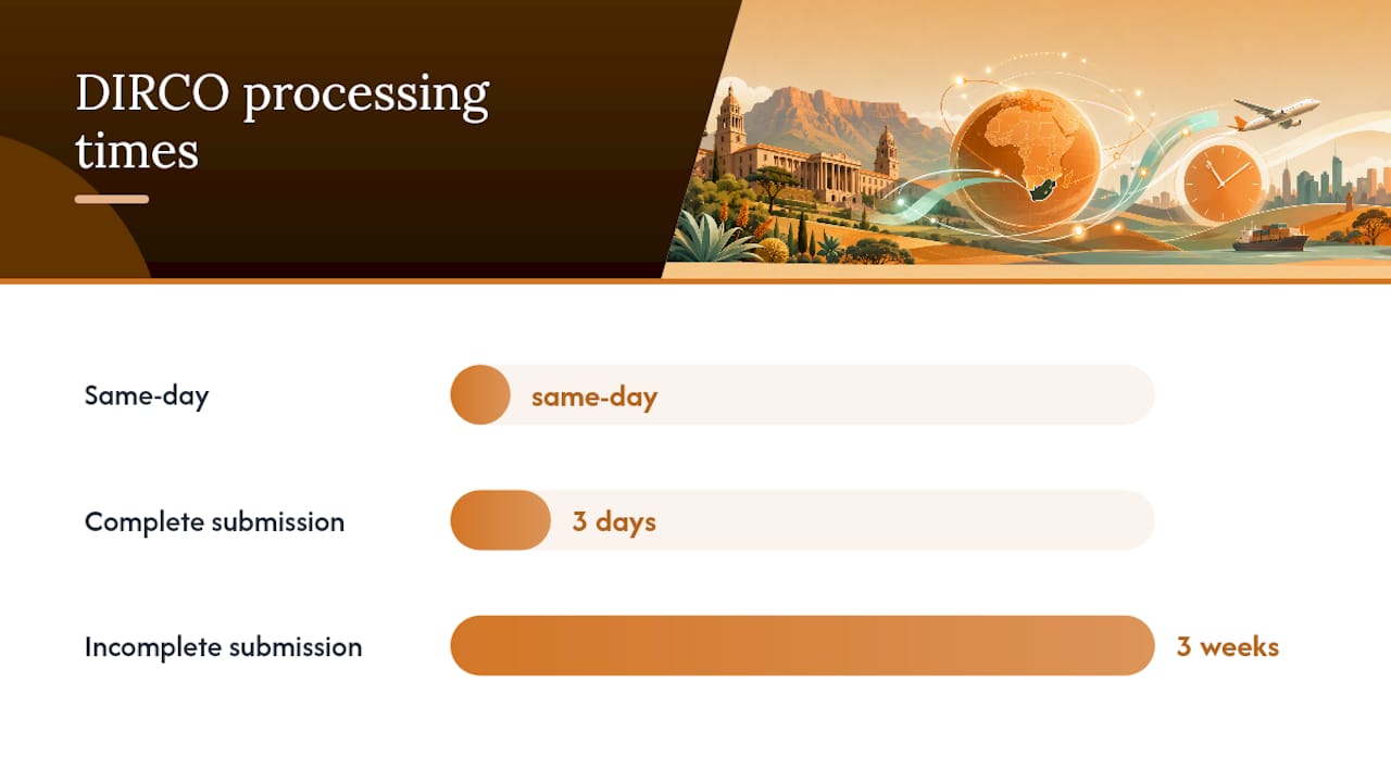 Step-by-step diagram of apostille process in South Africa