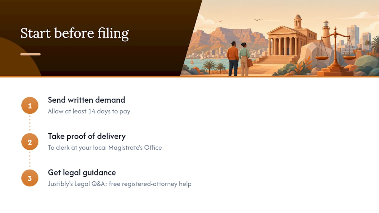 How do I start the process before filing? — overview diagram