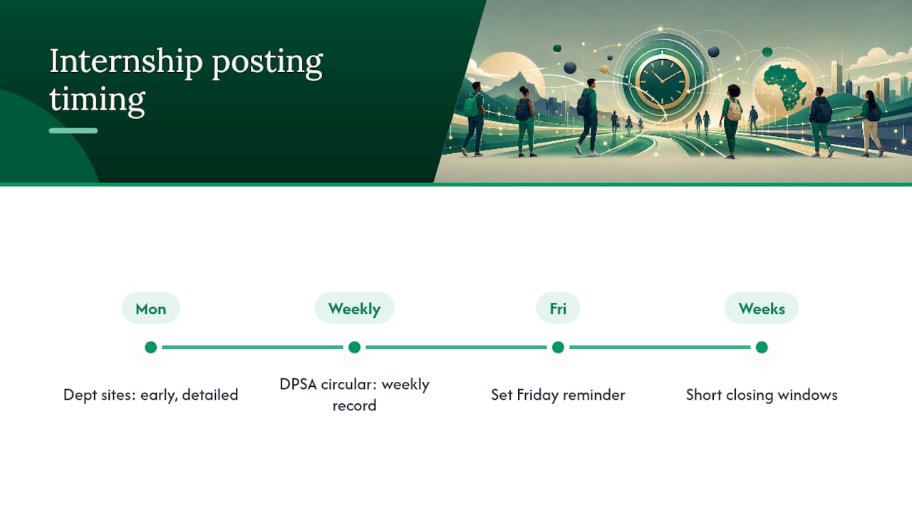 Comparison diagram of DPSA and departmental internship sources
