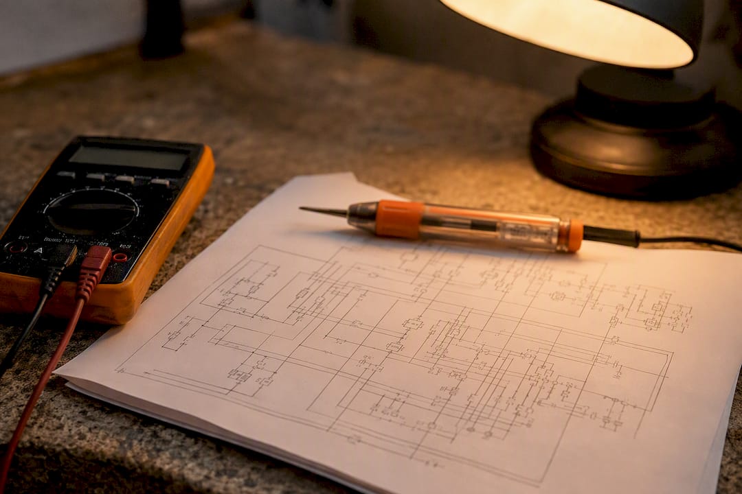 Electrical wiring diagrams and measurement tools