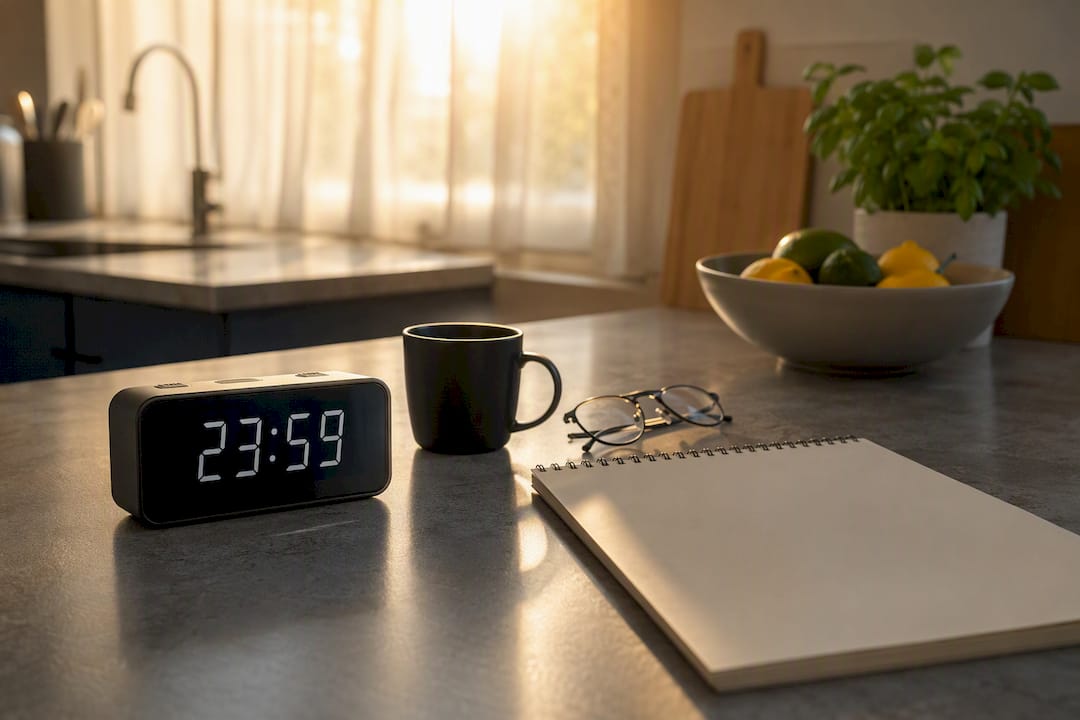 Clock and calendar representing PIN expiration timing
