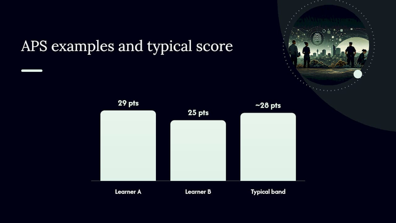 How the APS works and what score you actually need — overview diagram