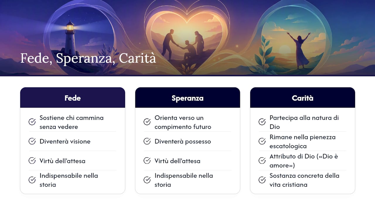 L'amore come riflesso della natura di Dio — overview diagram