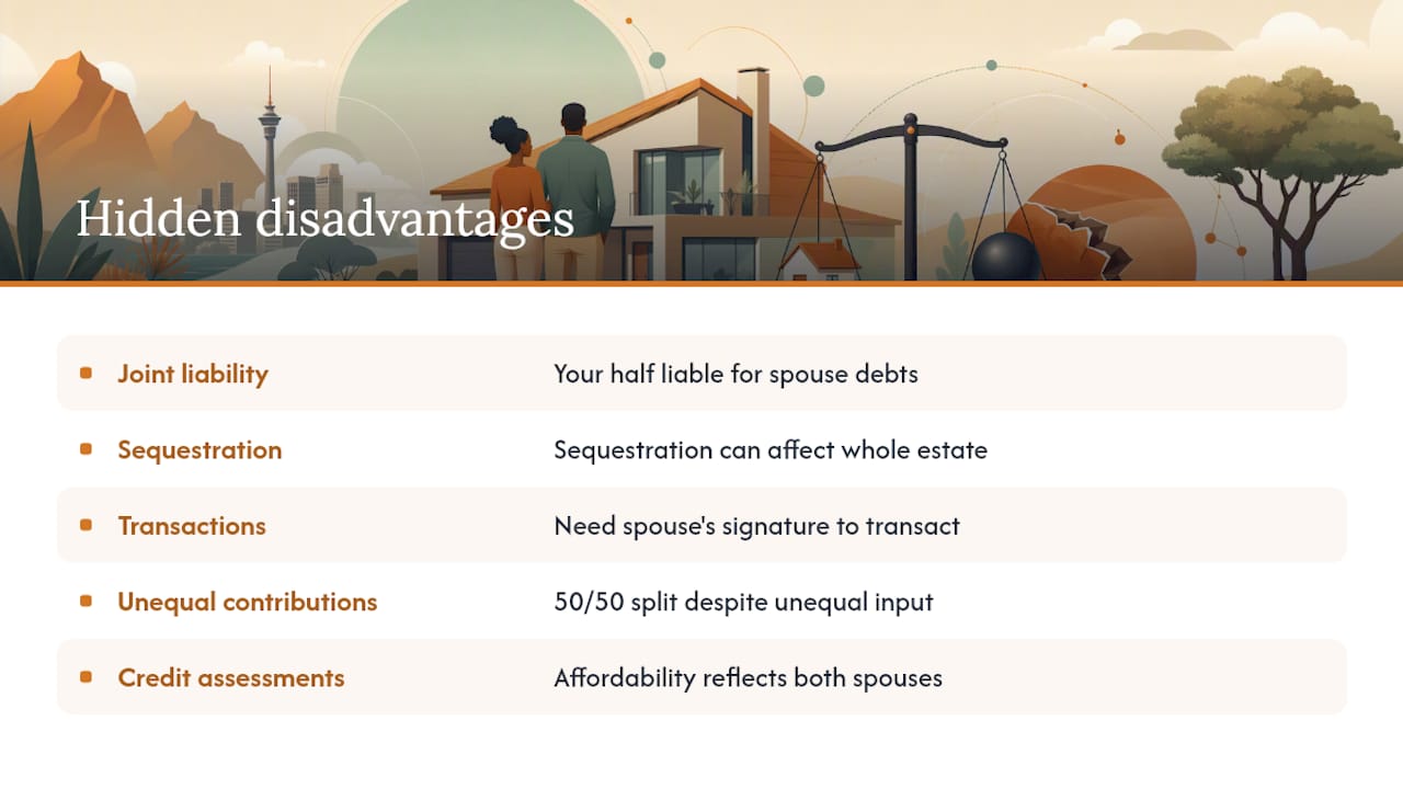 The disadvantages nobody mentions at the altar — overview diagram