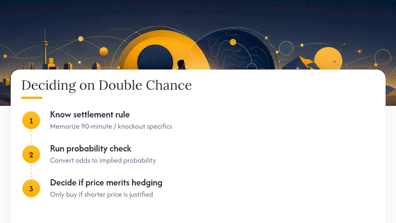 The Real Question Isn't What Double Chance Is, It's Whether You Need It — overview diagram