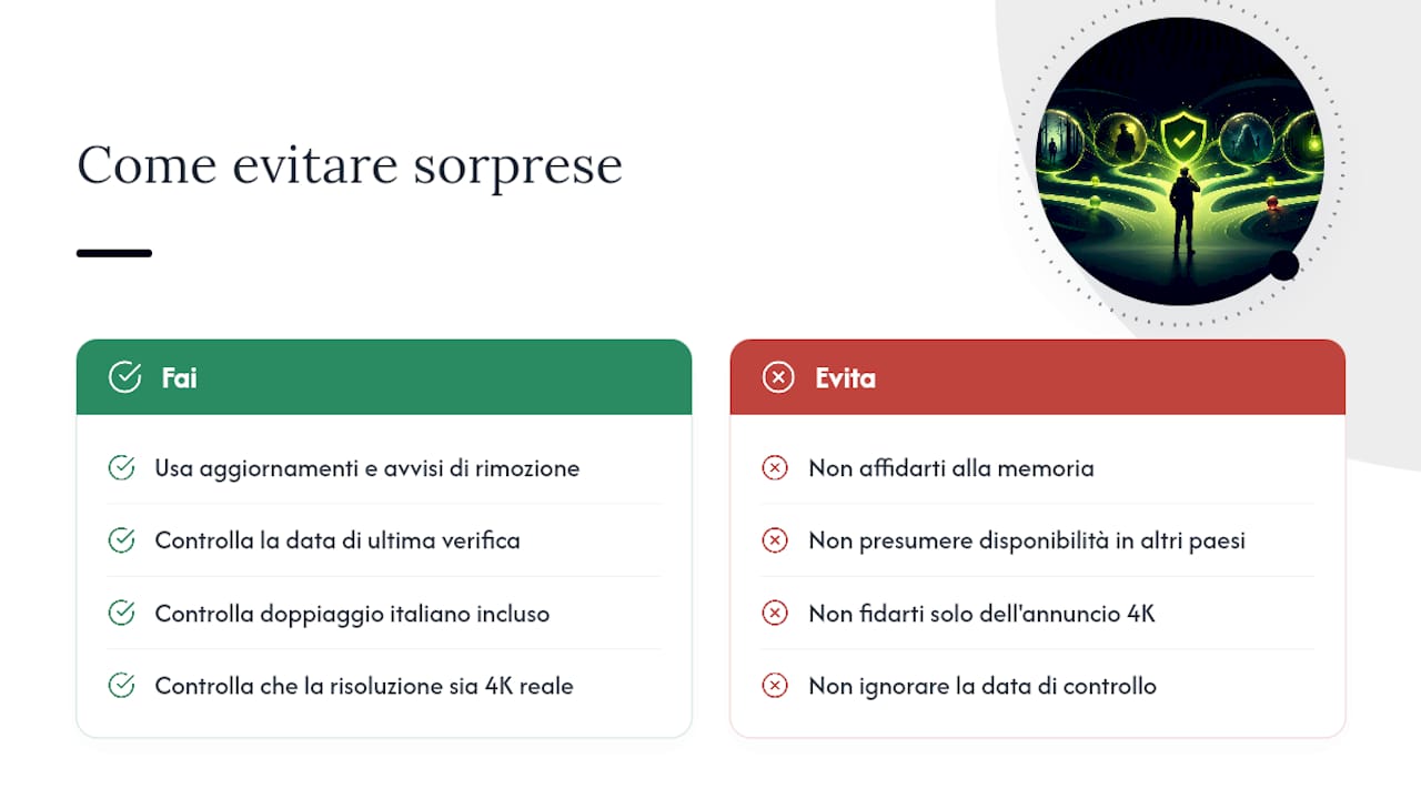 Perché un film horror sparisce e come non perderlo — overview diagram