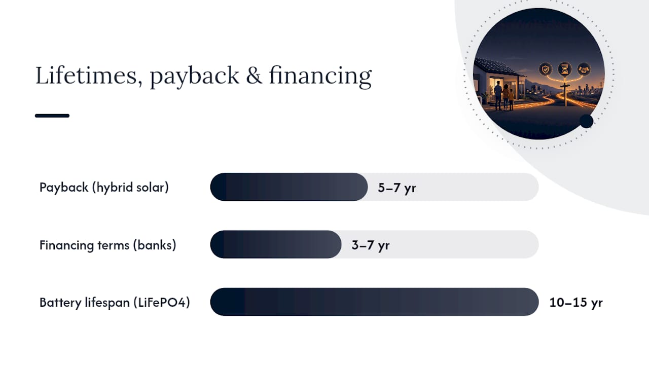 What does a backup system cost in South Africa? — overview diagram