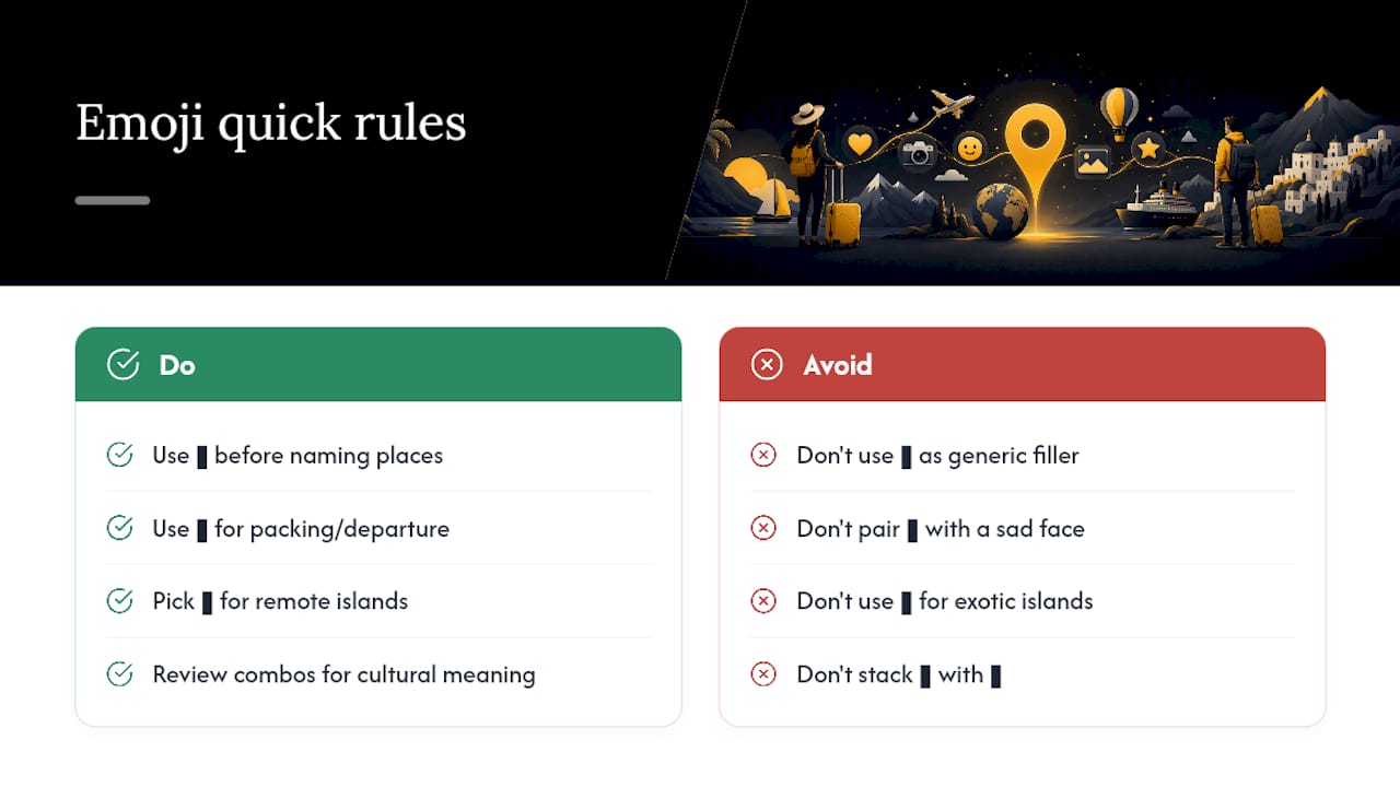 What Your Travel Emojis Might Actually Be Saying — overview diagram