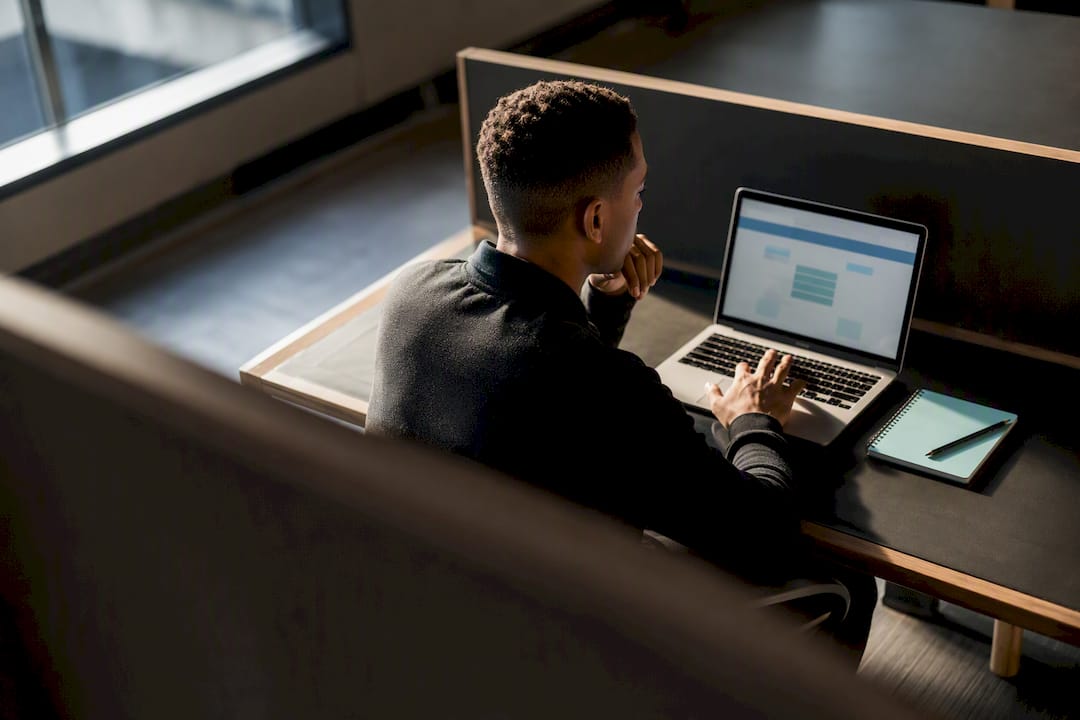 Graduate completing a psychometric assessment