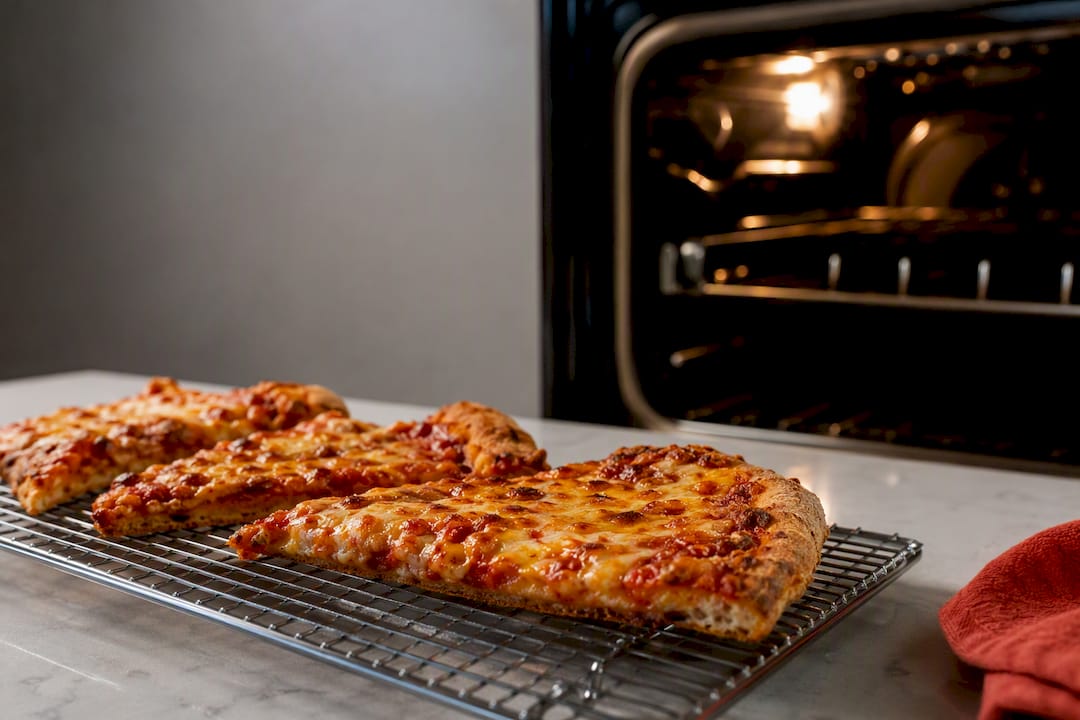 350°F for 3–4 Minutes: Reheat Pizza to Crisp Slices, Kitchen Tested