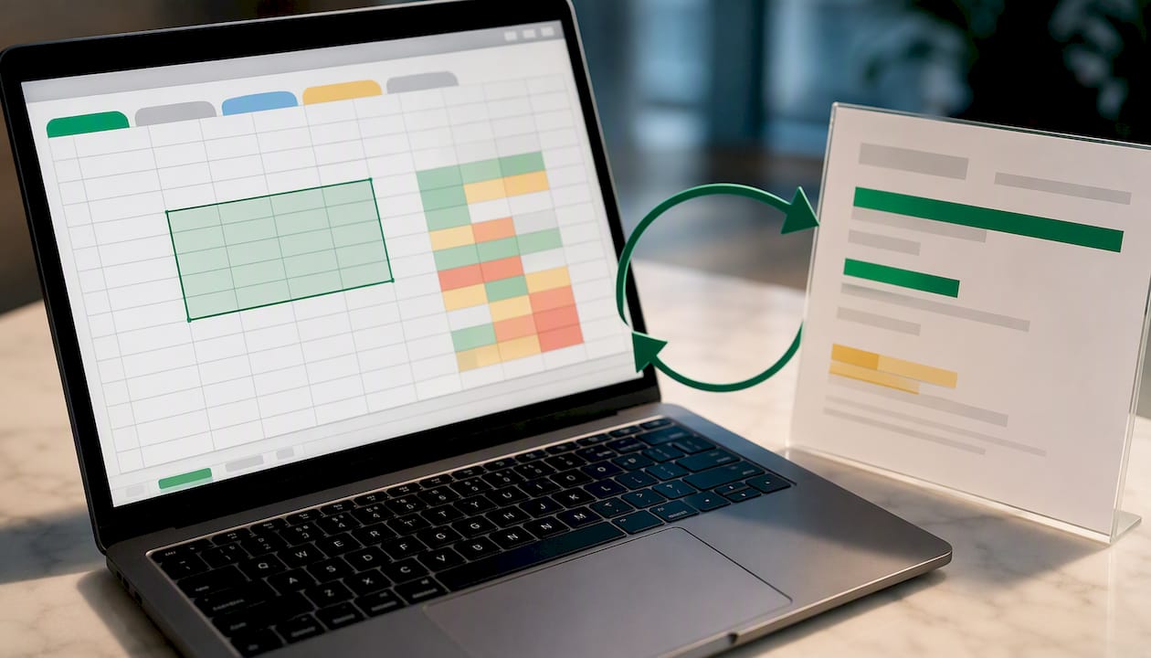 Ejercicio interactivo con bucle visual en Excel