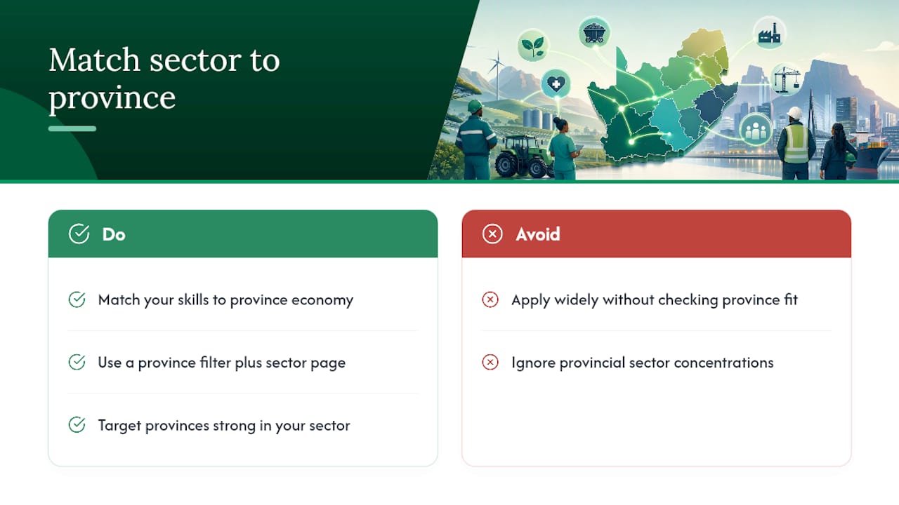 Which sectors and employers actually drive hiring in each province? — overview diagram