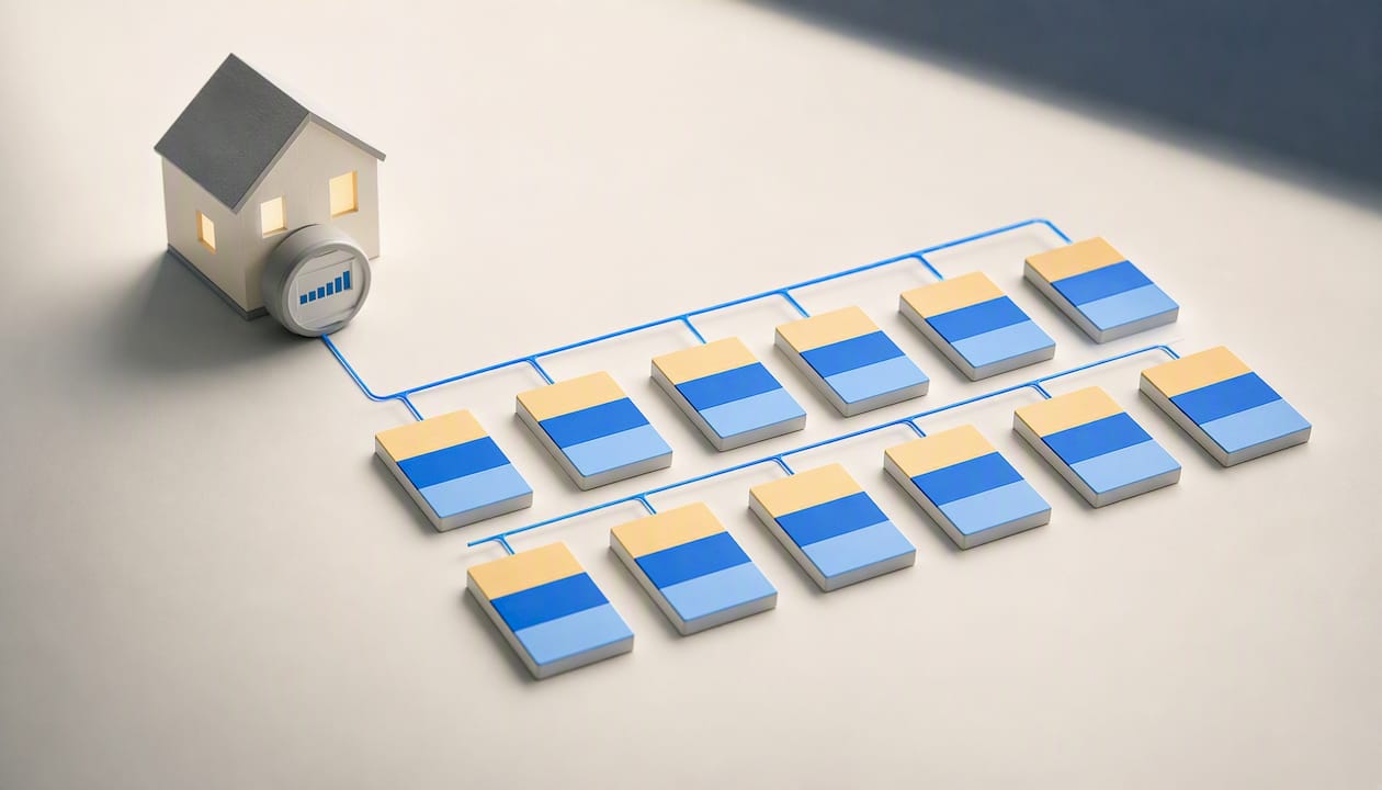 Consumi elettrici suddivisi per fascia