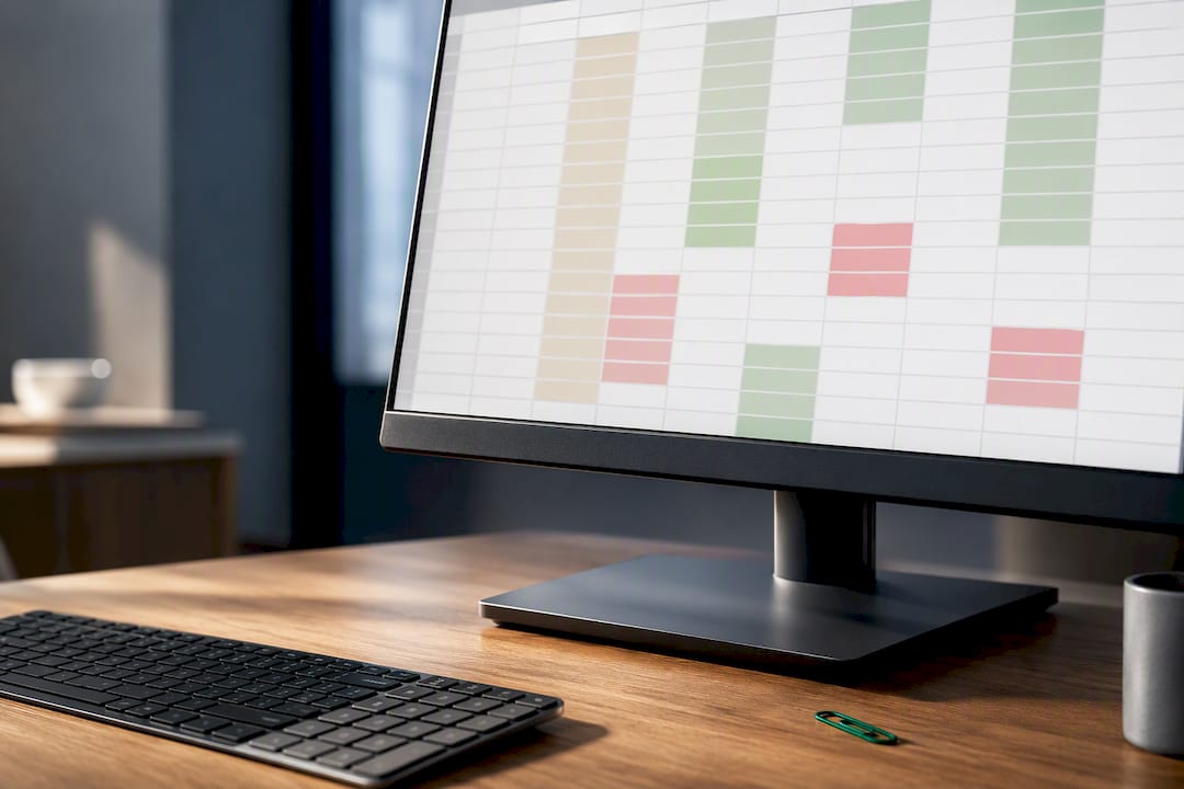 Excel-Zellbereich mit eindeutigen und mehrfach vorkommenden Werten