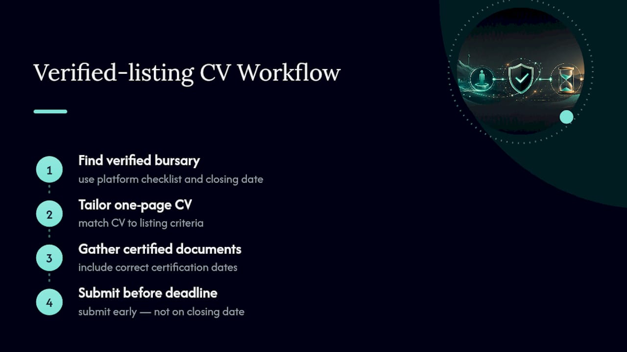 Why Verified Listings Change How You Should Use Your CV — overview diagram