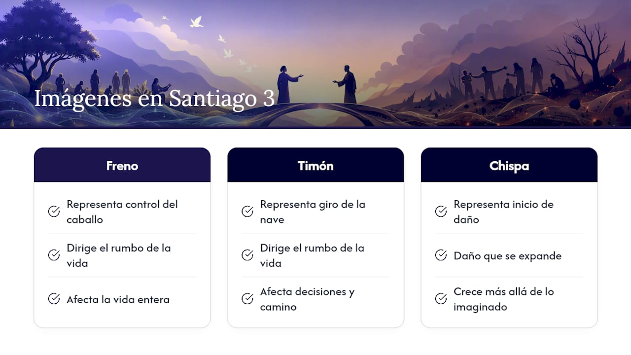 Tres imágenes bíblicas sobre el poder de la lengua