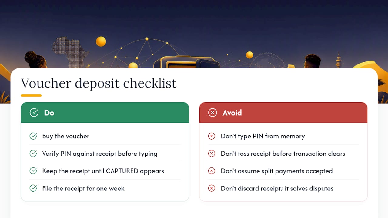 What I've Learned Reviewing Voucher Deposits — overview diagram