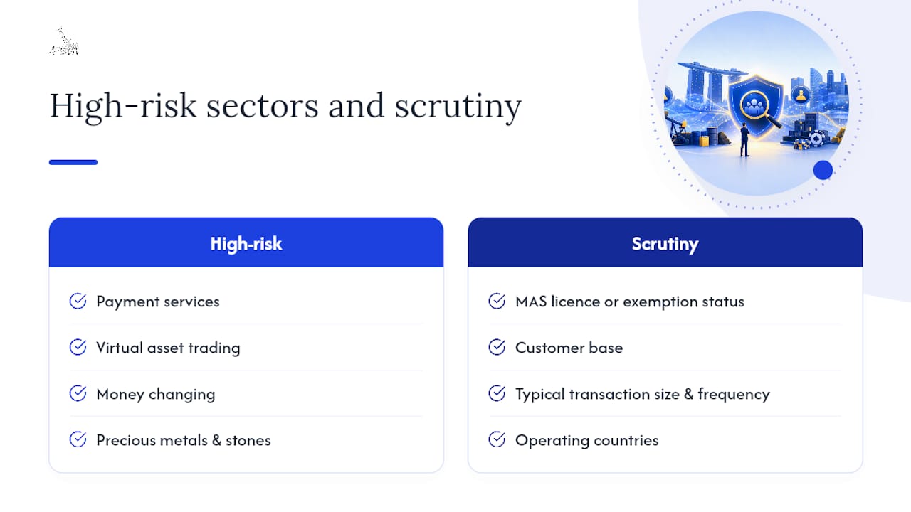 High-risk industries and due diligence areas