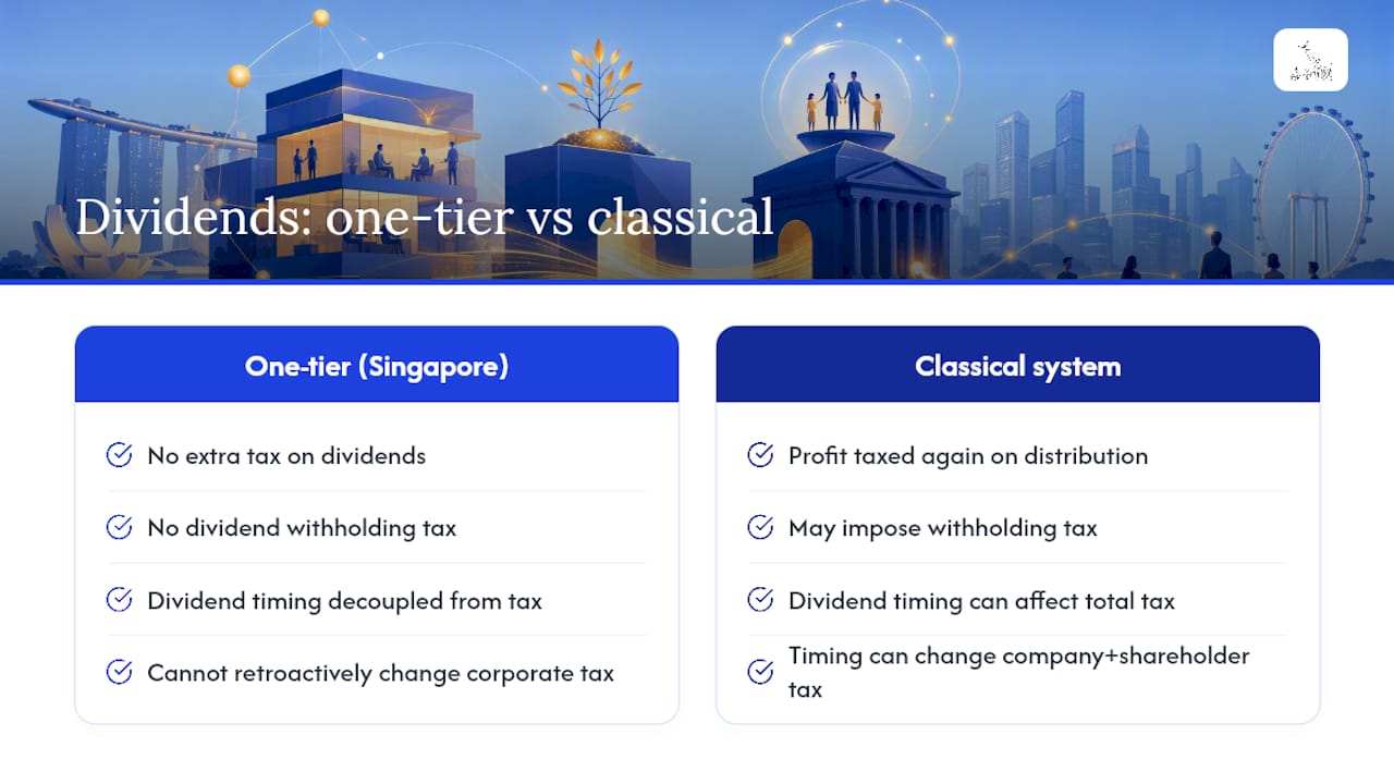 Do dividends affect your company's corporate tax bill? — overview diagram