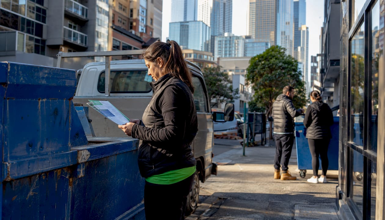Rubbish removal in major Australian cities